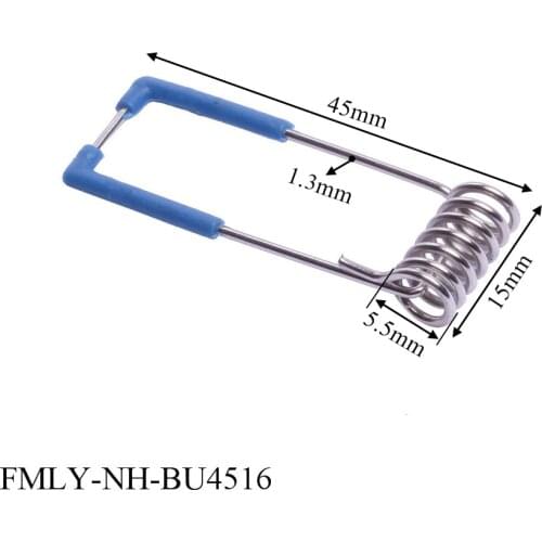 Custom Ceiling Metal Wire Diameter 1.1-1.4mm Load Torsion LED Recessed Light Springs Clip