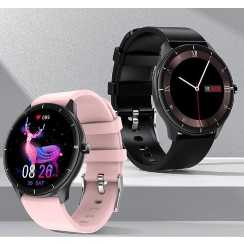 Smart watch men women, Fitness tracker Smartwatch , Bluetooth with Facebook Line WhatsApp reminders Smart clock for Android Ios