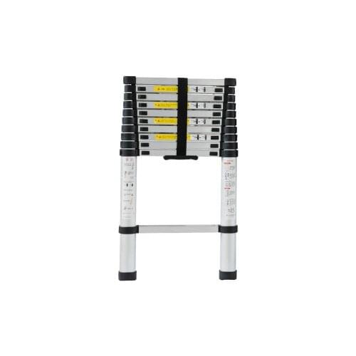2.6m retractable folding aluminum upright ladder, multi-purpose home/library/engineering ladder
