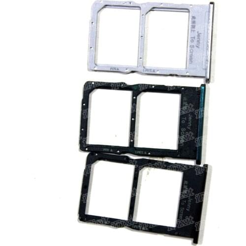 10pcs/lot Sim Tray Holder For Huawei P40 Lite / Nova6 SE Nova6SE / Nova 7i SIM Card Tray Slot Holder Adapter Socket Repair Parts
