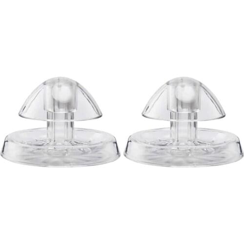 2 Pcs Snail Trap for Fish Tank Aquarium Plastic Clear Snail Trap Aquarium Plants Planarian Leech Catcher 6cm