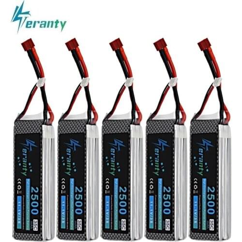 1Pcs/2Pcs/3Pcs/5Pcs/10Pcs 3s 11.1V 2500mAh 35C MAX 60C LiPO Battery for RC Robots Car Boats RC Drones Part 11.1v lithium Battery