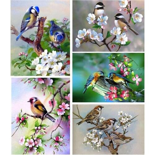 5d Diamond Painting Animal Bird Diamond Embroidery Full Drill Square Picture Of Rhinestones Home Decoration