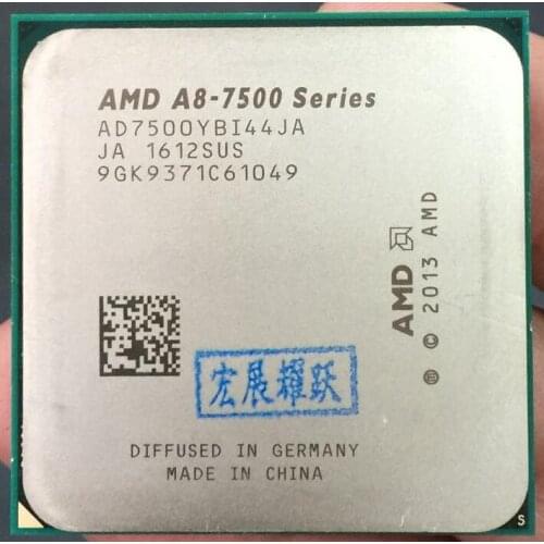 AMD A8-Series A8-7500 A8 7500 AMD 7500 FM2+ APU Quad-Core CPU 100% working properly Desktop Processor