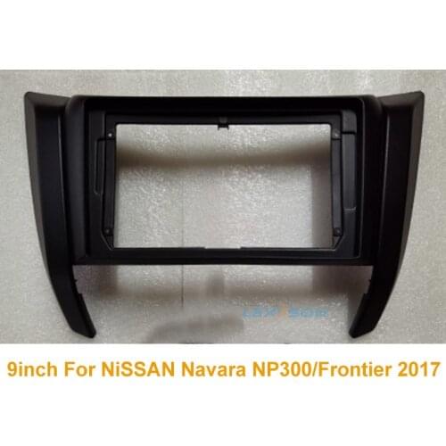 9 inch Car Fascia For NiSSAN Navara NP300 / Frontier 2015 2016 2017 Panel One Double Din Dash Installation Kit Car DVD Frame