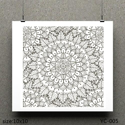 AZSG Texture pattern Clear Stamps/seal for DIY Scrapbooking/Card Making/Photo Album Decoration Supplies