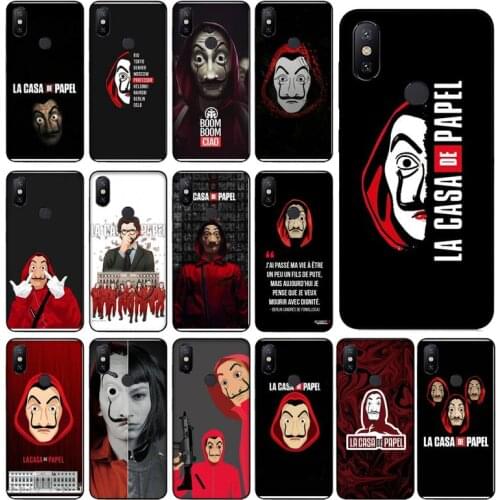 Spain TV Money Heist House Paper Phone Case For Xiaomi Mi Note 10 Lite pro 7 9 9t pro se a2 lite