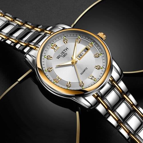 WLISTH Top Brand Luxury Fashion Watch Men Waterproof Date Clock Sport Watches Mens Luminous Quartz Wristwatch Relogio Masculino