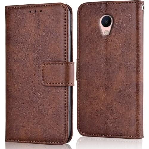 M6 Case Slim Leather Flip Cover for Meizu M6 M 6 Case Wallet Magnetic case for Meizu M6 MeizuM6