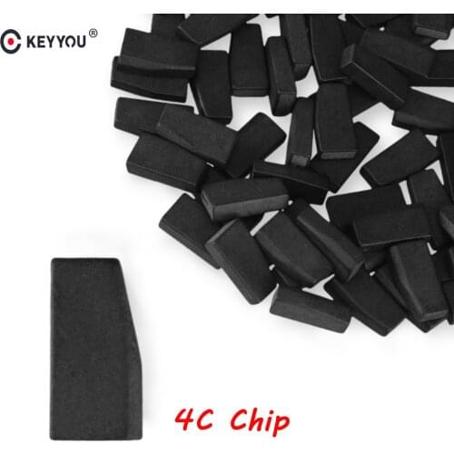 KEYYOU 10x 20x 4C Transponder Chip Blank ID 4C Carbon Car Key Chips Not Coded ID4C For Toyota Camry Prado Corolla Crown Ford