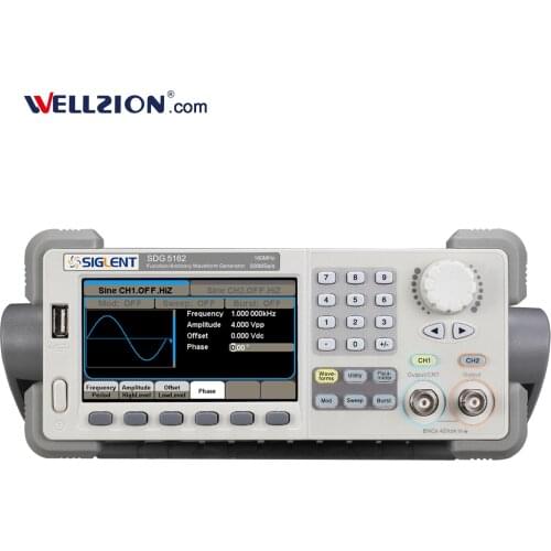 Siglent SDG5122,1uHz to 120MHz Dual Channel Arbitrary Signal Generator