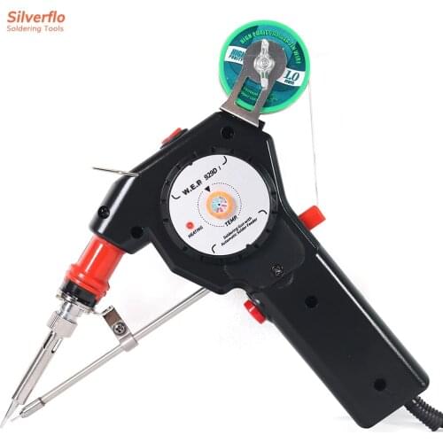 WEP Temperature Adjustable Tin Electric Soldering Iron Automatic Sending Solder Wire Hand-held Soldering Iron Tool