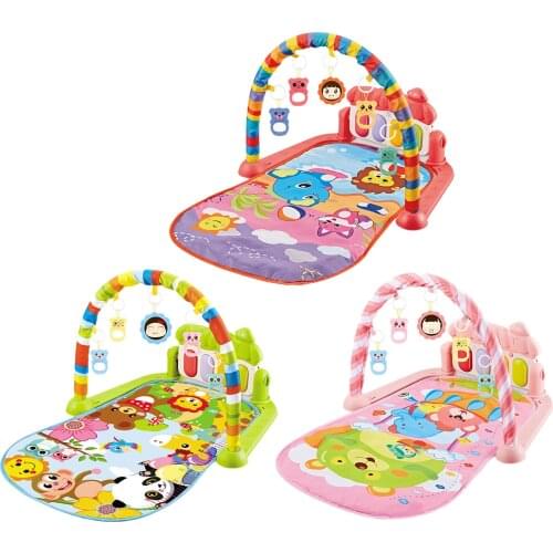 New Musical Baby Play Mat Play Piano Activity Gym With Hanging Toys Infant Playmat Early Education Gym Crawling Game Pad Toy