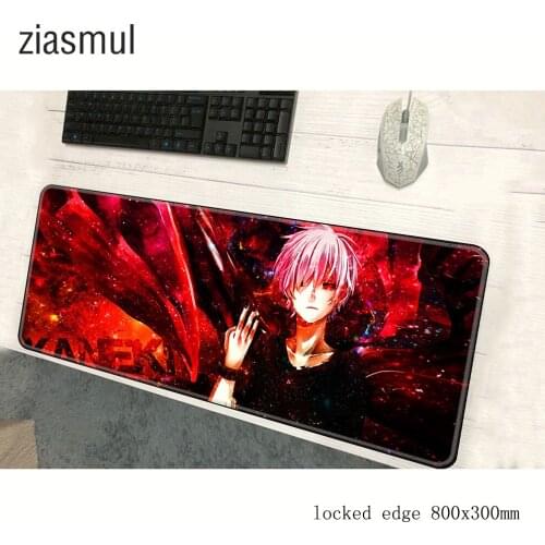 Tokyo Ghoul padmouse 800x300mm pad to mouse anime notbook computer mousepad Popular gaming mouse pad gamer to laptop mouse mats