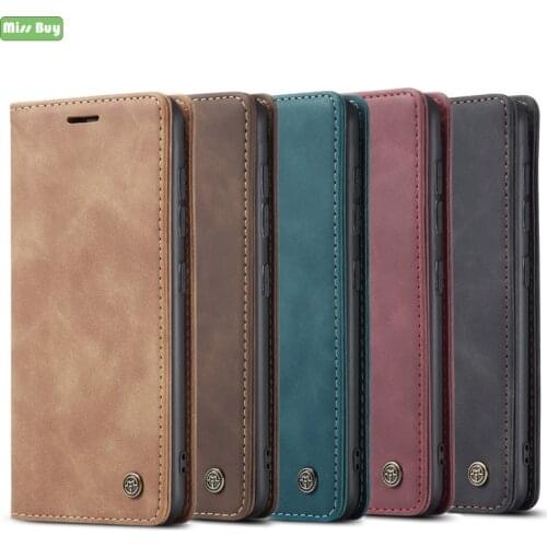 Leather Flip S20 FE Case For Samsung S10E S10 S9 S8 Note 20 10 Plus S21 Ultra M10 M20 M30S M21 M31 M51 S7 Edge Phone Cover