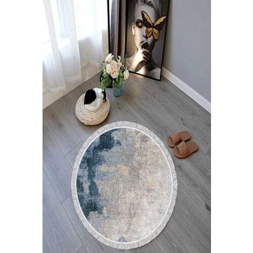 80 cm x 80 cm Decorative Washable Non-Slip Bottom Round Living Room Rug