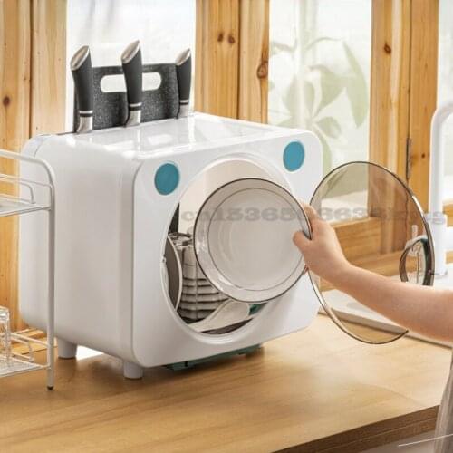 Kitchen Tableware Cutlery Cutting Board Drain Rack with Lid Creative Plastic Dustproof Cupboard Rack Dish Rack Bowl Box