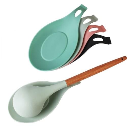 Kitchen Accessories Cooking Utensil Silicone Spoon Mat Heat Resistant Spatula Shovel Pad Pot Holder Kitchen Gadget Tools Set