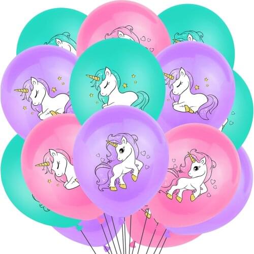 12 Inch Dream Unicorn Latex Balloon Childrens Birthday Decoration Romantic Wedding Room Festival Layout 011