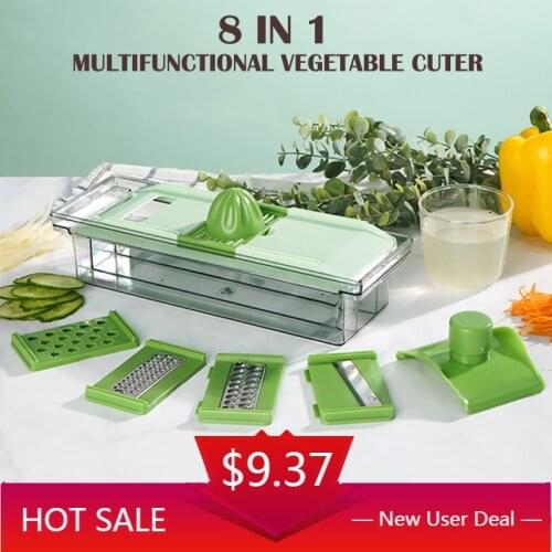 Multi-Function Planer Vegetable Household Kitchen Tool Shredded Potatoes Shredded Carrots Shredded Cucumber Manual Processor