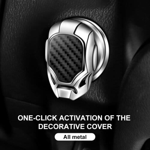 One Button Ignition Key Decorative Ring Cover Car engine start / stop button For BMW And other models Car Accessories Sticker