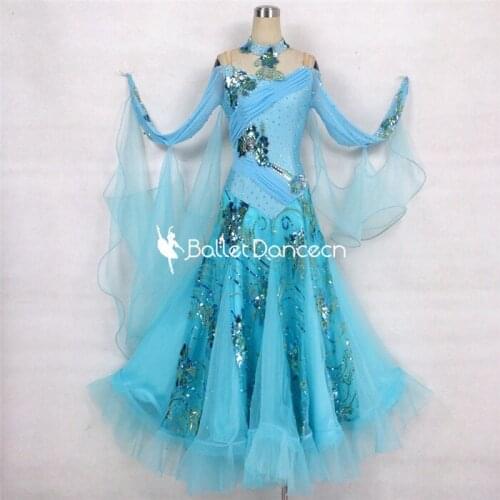 Ballroom Dance Competition Dresses Women/Ballroom Dresses/Ballroom Waltz Dresses/Ballroom Dancing/Waltz Dress