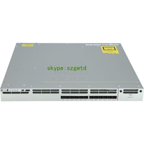 WS-C3850-12XS-S 12 Port SFP+ IP Base Switch 350WAC Power