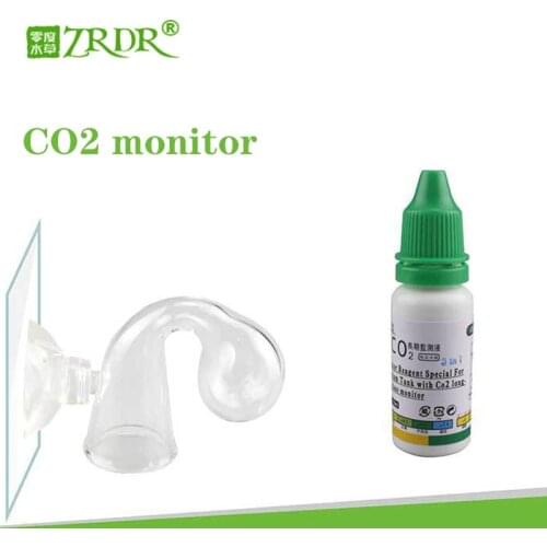 ZRDR Aquarium CO2 Indicator Solution Fish Tank Liquid Test PH Long-term Monitor CO2 Bubble Counter For Plant ADA quality