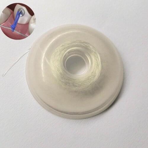 1~50 Rolls 0.030" Dental Solid Elastomeric Thread Orthodontic Traction Tooth Wire Pull a Button