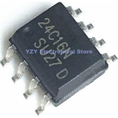 100PCS/LOT AT24C16N 24C16N AT24N16 SOP-8 EEPROM New Original In stock IC