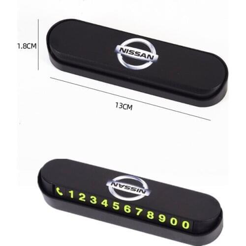 Car Temporary Parking Card Phone Number Card for Nissan X Trail X-trail XTRAIL T30 T31 T32 2008-2020 Car Interior Decoration