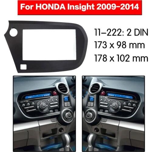 Stereo Panel Plate Car Radio Fascia Surround For HONDA Insight 2009 2010 2011 2012 2013 2014 Refitting Frame Dash Kit