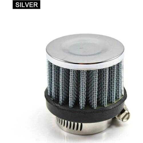 General Car Air Filter 1inch 25mm For Motorcycle Cold Air Intake Powerful Flow Crankcase Vent Cover Mini Breather Filters