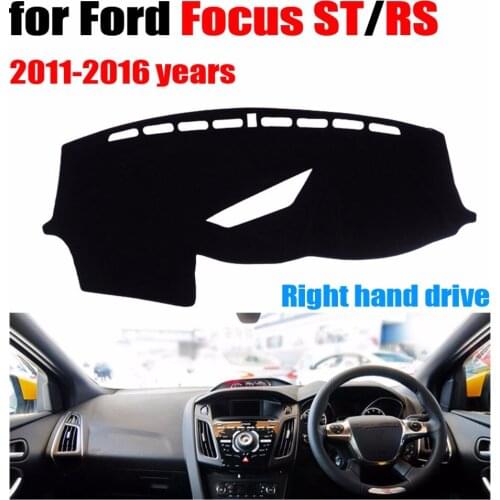 Car dashboard covers mat for Ford Focus ST / RS 2011-2016 Right hand drive dashmat pad dash cover auto dashboard accessories