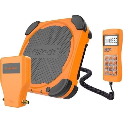 Elitech LMC-300A Electronic Refrigerant Charging/Recovery Scale Charging Valve 330lbs/150kgs