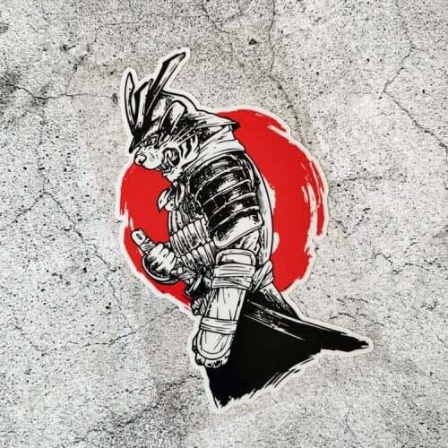 JDM Tiger Rattan Warrior Ninja Fight Decals Car Styling Vinyl Window Tail DIY Stickers Reflective
