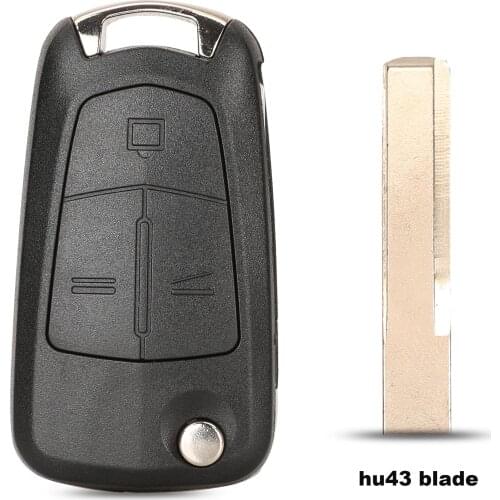 Jingyuqin 3 Buttons Remote Car Key Fob For Opel Vauxhall Vectra C Signum 2002 2003 2004 2005 2006 2007 2008 2009