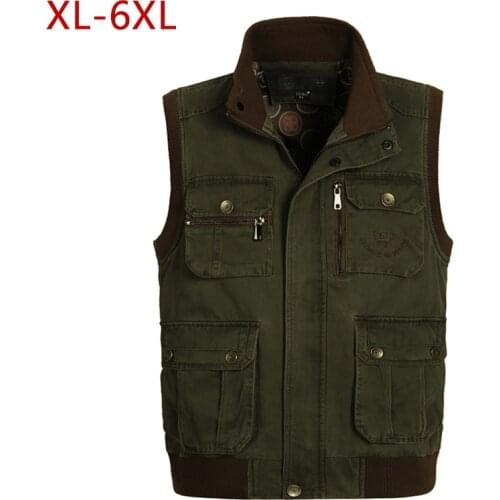 Classic Mens Vest with Many Pockets for Summer Casual Photographer Work Khaki Multi Pocket Sleeveless Jacket Waistcoat Chalecos