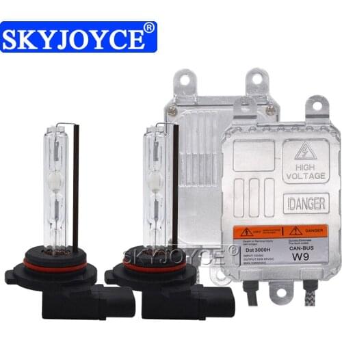 SKYJOYCE 55W 9012 Hir2 Xenon HID Headlight Kit AC Slim Canbus Xenon Ballast Reactor 5000K 4300K 8000K 6000K 9012 HID Bulb Lamps