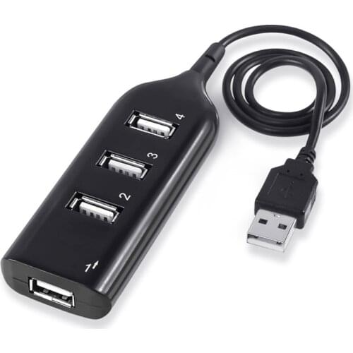 4 Ports USB 2.0 HUB Splitter Adapter High Speed Hub Adapter USB Hub For PC Laptop Notebook Receiver Computer Accessories