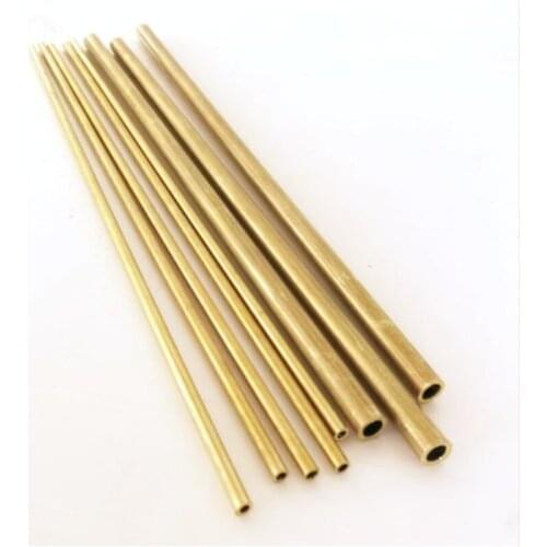100/200/300mm long 55mm Outer diameter Brass tube Hollow Round pipe Straight tubes H62 1.5-3mm Wall thickness