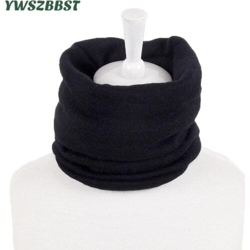New Winter Scarf for Women Men Boys Girls Solid Color Warm Fashion Scarf Unisex Elastic Mufflers Outdoor Autumn Knitted Scarf
