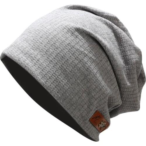 2021 cotton solid color Thicken knitted hat winter warm hat Skullies cap beanie hat for Men and Women 21