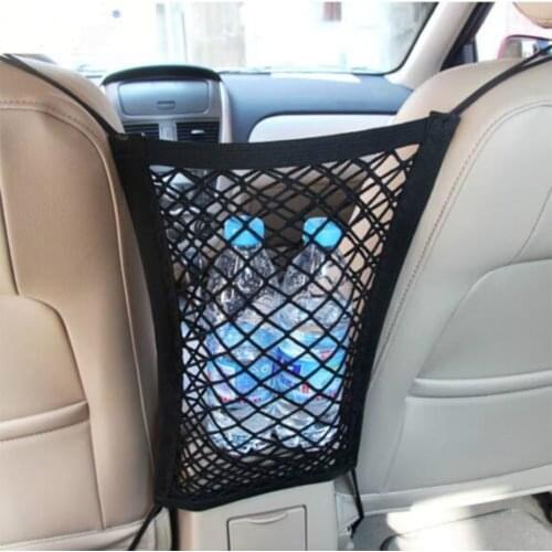 1pc Strong Elastic Car Mesh Bag car Organizer Net Trunk Storage Bag For Seat Back Stowing Tidying Mesh Interior Accesories