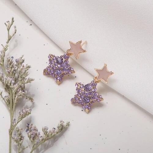 Shining Stars Earrings For Women Creativity Round Simple Ring Pearl EarringsTrendy Ear Studs Statement 2021 Party Jewelry Gift