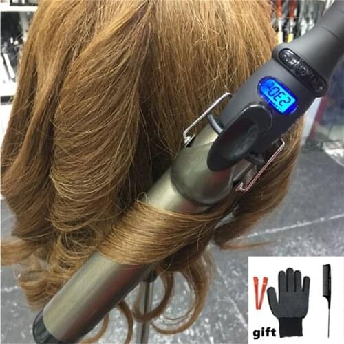 Hot Professional Hair Curler Ceramic Coating curling iron 38mm big Small hair curlers Protect hair Roller 110v-240v EU/US/AU/UK