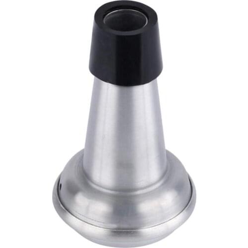Trumpet Mute Aluminum Practice Mute Trumpet Straight Practice Cup Mute for Jazz, Lightweight