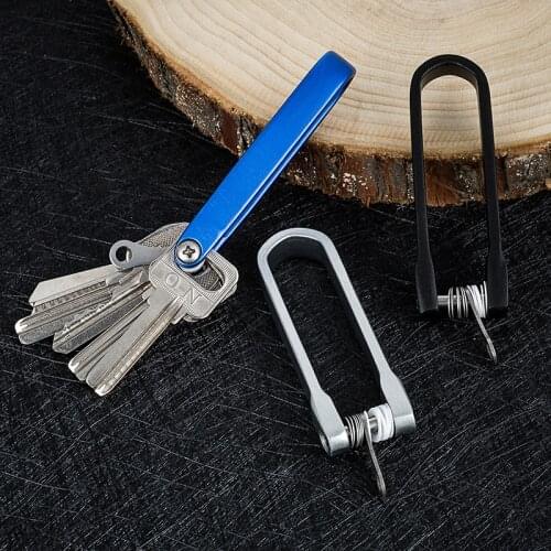 U-Shaped Keychain Can Be Detached And Convenient Hanging Buckle