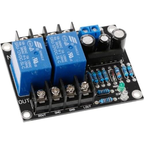 UPC1237 Dual Channel Speaker Protection Circuit Board DC 12-24V Boot Mute Delay