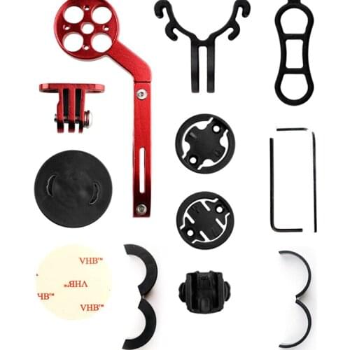 Bicycle Computer Camera Mount Holder With Out Front Bike Code Meter Extension Frame Flashlight Table Car Lamp Bracket For GoPro